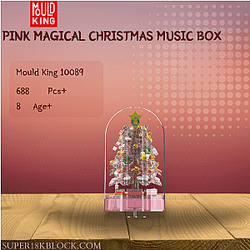MOULD KING 10089 Pink Magical Christmas Music Box