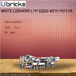 Ubrick E1001.1 White Liebherr LTM 11200 With Motor