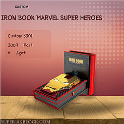 Custom 3301 Iron Book Marvel Super Heroes