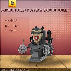 MOC Factory 89244 Skibidi Toilet Buzzsaw Skibidi Toilet