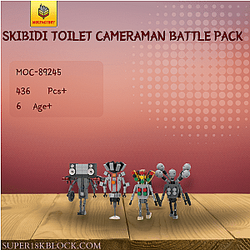 MOC Factory 89245 Skibidi Toilet Cameraman Battle Pack