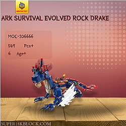 MOC Factory 106666 Ark Survival Evolved Rock Drake
