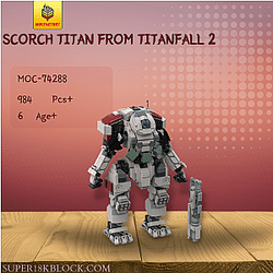 MOC Factory 74288 Scorch Titan from Titanfall 2