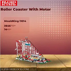 MOULD KING 11014 Roller Coaster With Motor