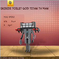 MOC Factory 89252 Skibidi Toilet God Titan TV Man