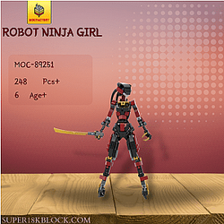 MOC Factory 89251 Robot Ninja Girl