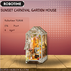 Robotime TGB06 Sunset Carnival Garden House