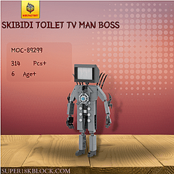 MOC Factory 89299 Skibidi Toilet TV Man Boss