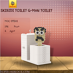 MOC Factory 89301 Skibidi Toilet G-Man Toilet