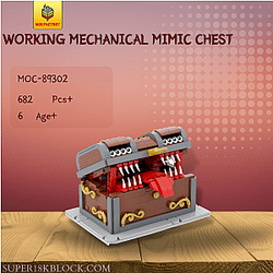 MOC Factory 89302 Working Mechanical Mimic Chest