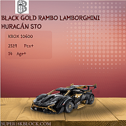 K-Box 10600 Black Gold Rambo Lamborghini Huracán STO