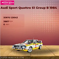 XINYU 23043 Audi Sport Quattro S1 Group B 1984