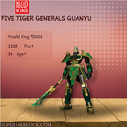 MOULD KING 93001 Five Tiger Generals GuanYu