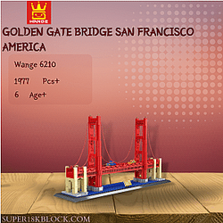 WANGE 6210 Golden Gate Bridge San Francisco America
