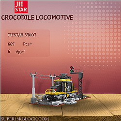 JIESTAR 59007 Crocodile Locomotive