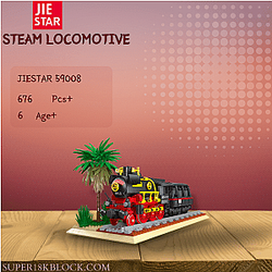 JIESTAR 59008 Steam Locomotive