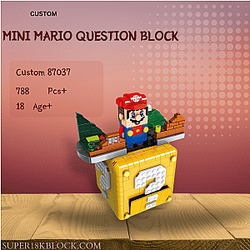 Custom 87037 Mini Mario Question Block