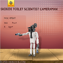 MOC Factory 89307 Skibidi Toilet Scientist Cameraman