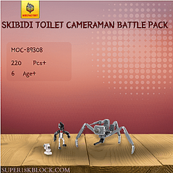 MOC Factory 89308 Skibidi Toilet Cameraman Battle Pack