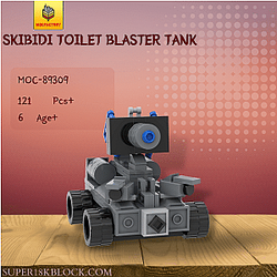 MOC Factory 89309 Skibidi Toilet Blaster Tank
