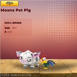MOC Factory 89080 Moana Pet Pig