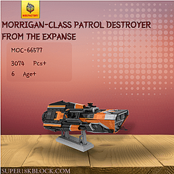 MOC Factory 66577 Morrigan-class Patrol Destroyer from The Expanse
