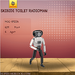 MOC Factory 89224 Skibidi Toilet Radioman