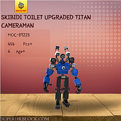 MOC Factory 89228 Skibidi Toilet Upgraded Titan Cameraman