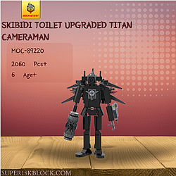 MOC Factory 89220 Skibidi Toilet Upgraded Titan Cameraman