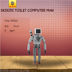 MOC Factory 89222 Skibidi Toilet Computer Man