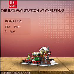 JIESTAR 89142 The Railway Station At Christmas