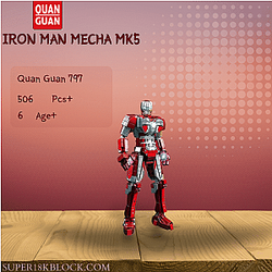 QUANGUAN 797 Iron Man Mecha MK5