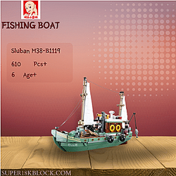 Sluban M38-B1119 Fishing Boat