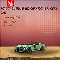 MOULD KING 27046 Toyota Supra Speed Champions Racers Car