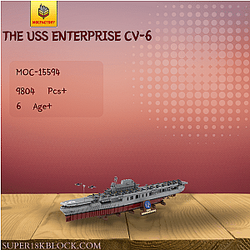 MOC Factory 15594 The USS Enterprise CV-6