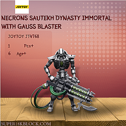 Joytoy JT4768 Necrons Sautekh Dynasty Immortal with Gauss Blaster