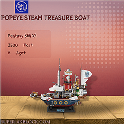 Pantasy 86402 Popeye Steam Treasure Boat
