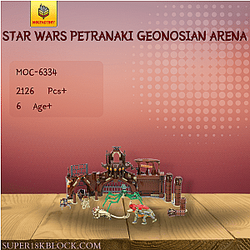 MOC Factory 6334 Star Wars Petranaki Geonosian Arena