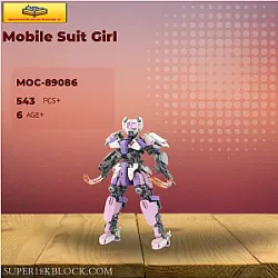 MOC Factory 89086 Mobile Suit Girl