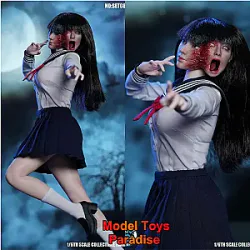 SUPER DUCK SET085 1/6 Woman Soldier Japanese Horror Manga Girl Student Uniforms Full Set 12inch Action Figure Collectible Toys