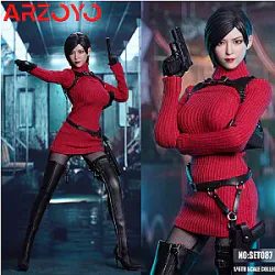 STOCK SUPER DUCK SET087 1/6 Ada 왕 복장 의류 머리 조각 적합 12" TBLeague Suntan 활동 숫자 몸 인형 S09C