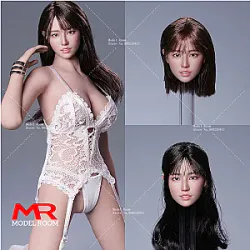 2024 Q4 SUPER DUCK SDH049 1/6 Saika Kawakita Head Sculpt Modelo de tallado Fit 12' Mujer soldado Suntan Action Figure Body