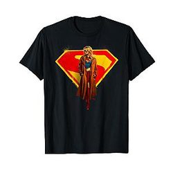 Supergirl and Logo T-Shirt