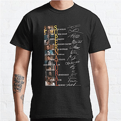 Supernatural T-Shirts – Supernatural Full Cast Signed Movie Classic T-Shirt