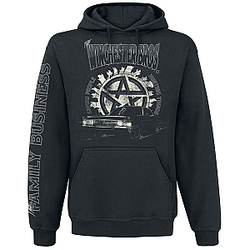 Winchester Bros black by Supernatural Hoodie