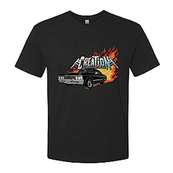Flaming Muscle Car LA 0904 Supernatural T-Shirts