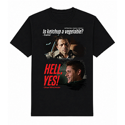 Supernatural - "Is Ketchup a vegetable?" HTCT0806 Supernatural T-Shirts