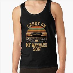 Supernatural Tank Tops - Carry on my Wayward Son Tank Top