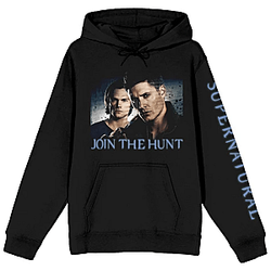 Supernatural Join the Hunt Adult Black Graphic Hoodie