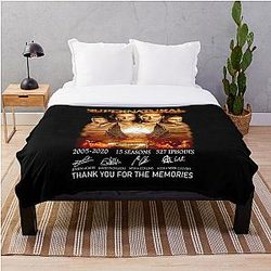 Supernatural Blanket - Supernatural Thank You For The Memories Throw Blanket